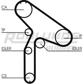 Комплект ремня ГРМ ROULUNDS RUBBER TMIVUDS RR 1224 1055070 RR1224K1