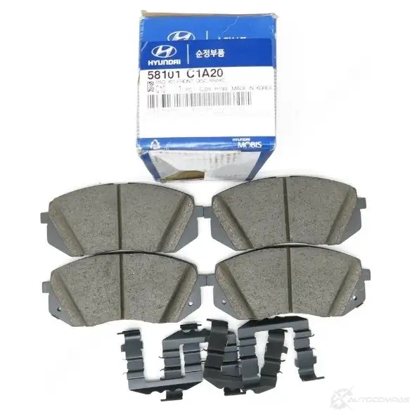 Тормозные колодки, дисковые, комплект HYUNDAI/KIA 58101C1A20 1207187376 WHA BFJ