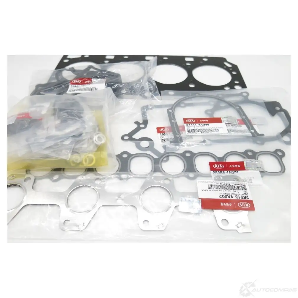 Полный комплект прокладок двигателя HYUNDAI/KIA 7SF5A A 29566800 K0AH1-10-270A изображение 2