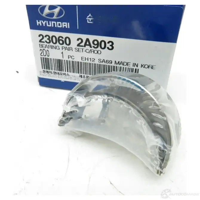 Коренные вкладыши коленвала HYUNDAI/KIA 23060-2A903 50131649 20 VO9JA