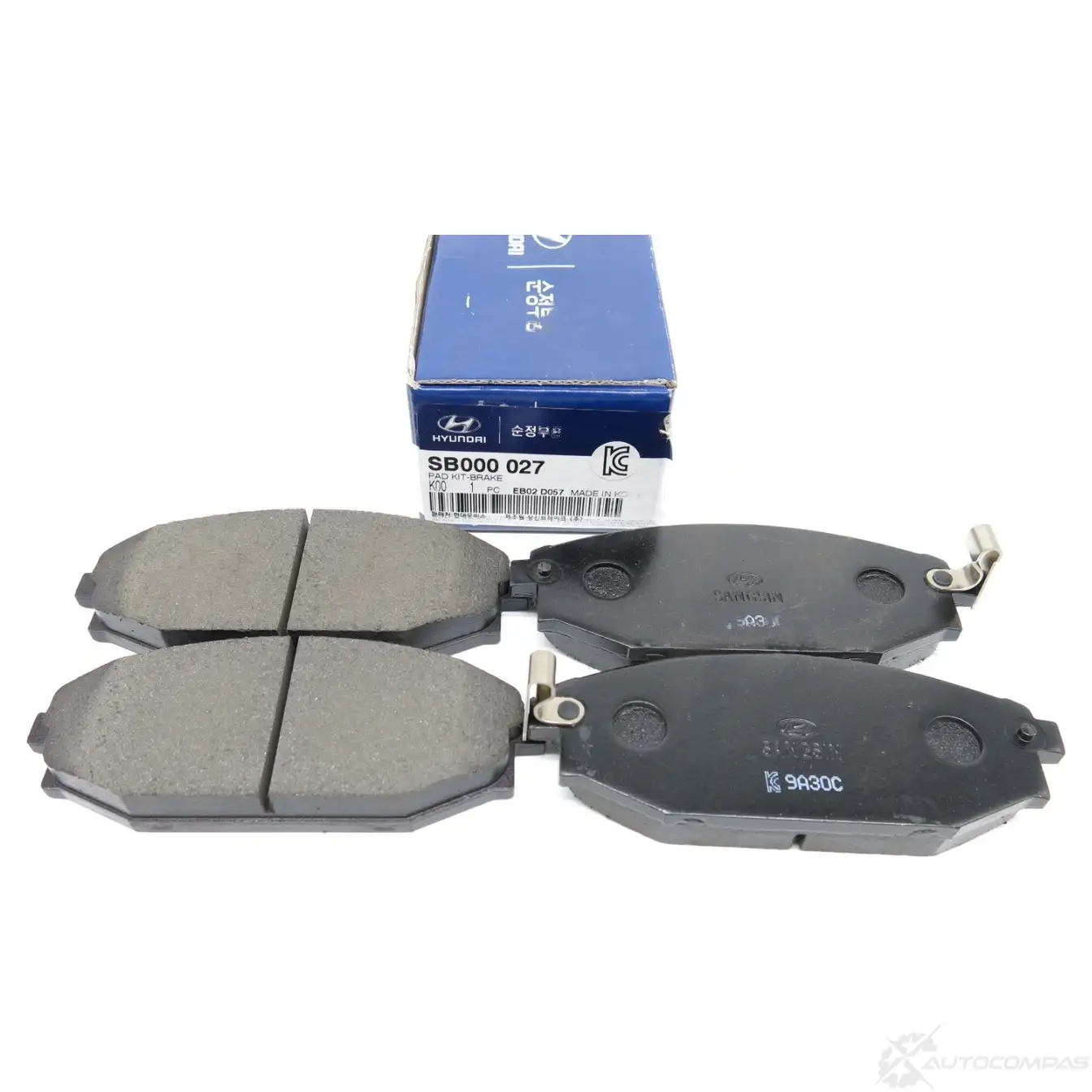 Тормозные колодки, дисковые, комплект HYUNDAI/KIA SB0000 27 6Z 63W 23840978