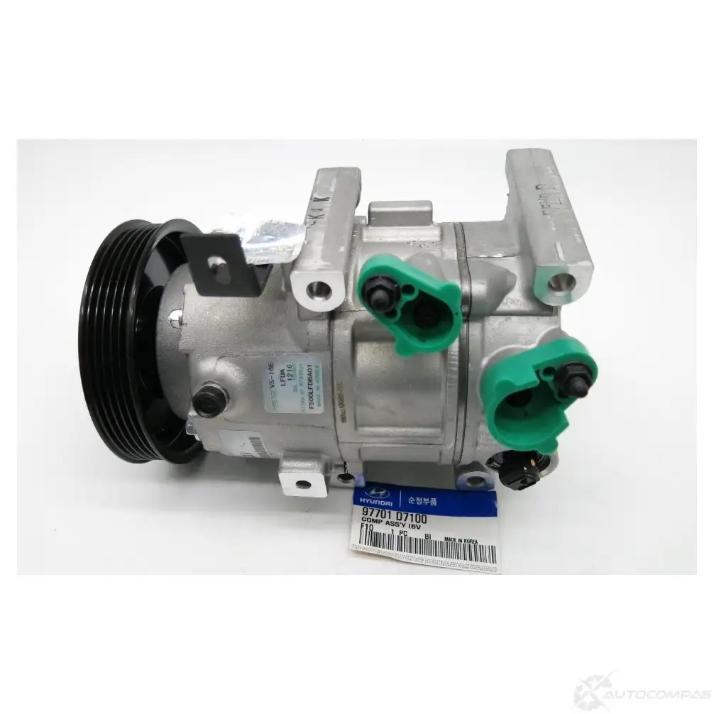 Компрессор кондиционера HYUNDAI/KIA 97701D7100 1214106163 4 FQQZT - Изображение 1