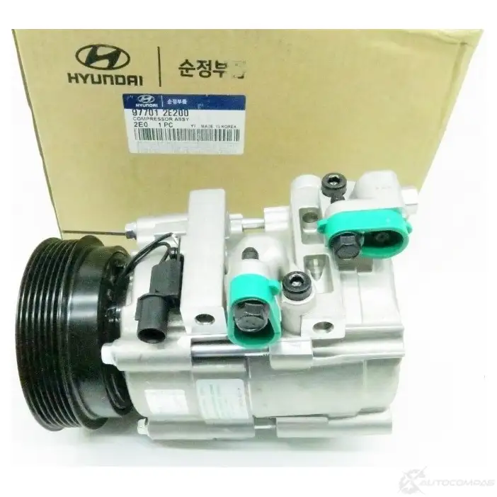 Компрессор кондиционера HYUNDAI/KIA 977012E200 MZAJ9 TE 21795544 изображение 2