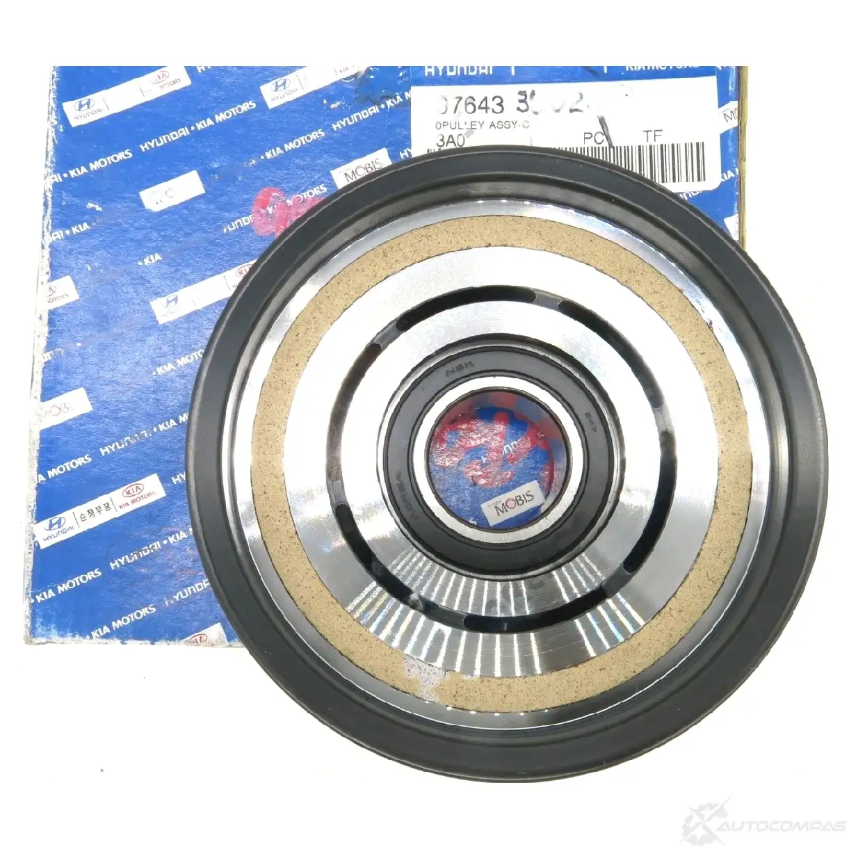 PULLEY ASSY-A/C COMPRESSOR HYUNDAI/KIA 9764338020 1440923109 IPEBO Y - Изображение 1