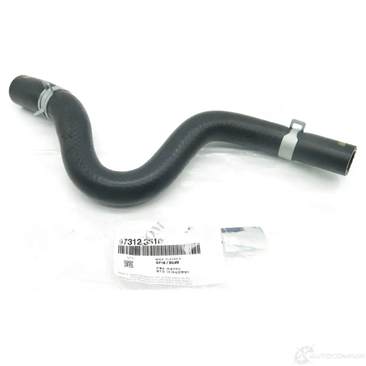 Патрубок радиатора, шланг HYUNDAI/KIA E268FU 973123S100 50116555 A317V G