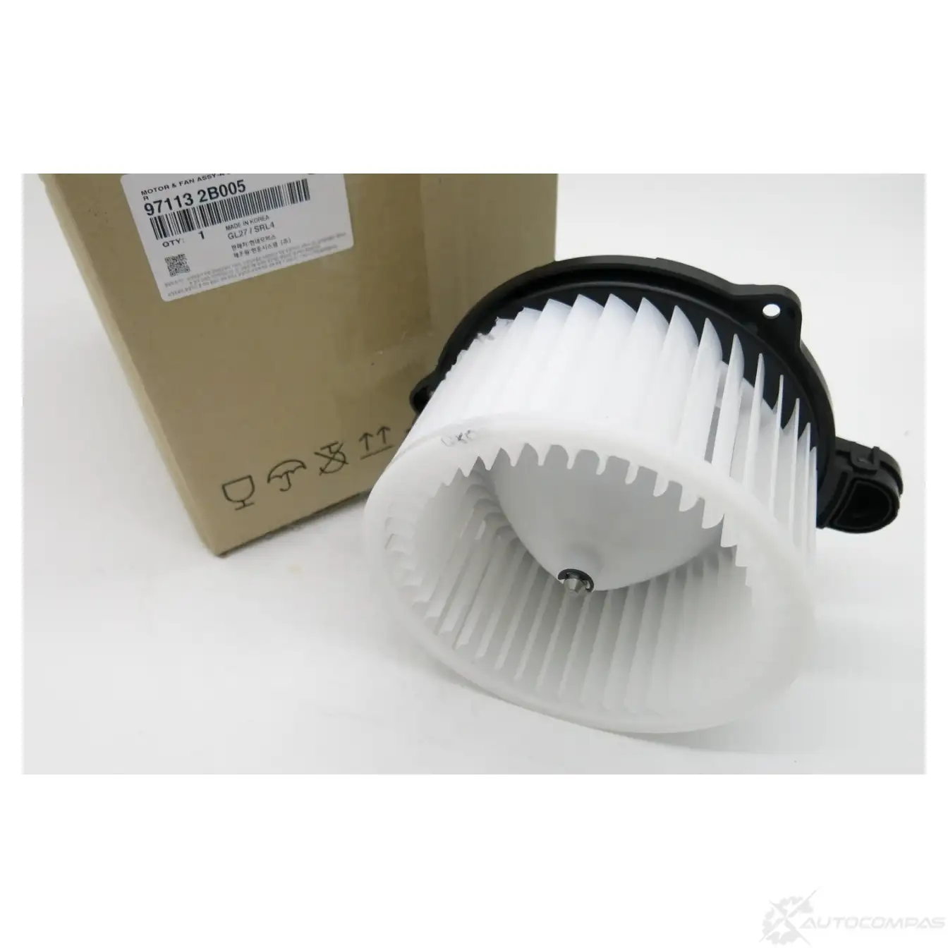 Моторчик печки, вентилятора HYUNDAI/KIA 97113-2B005 HI52 BS 1221495204 изображение 0