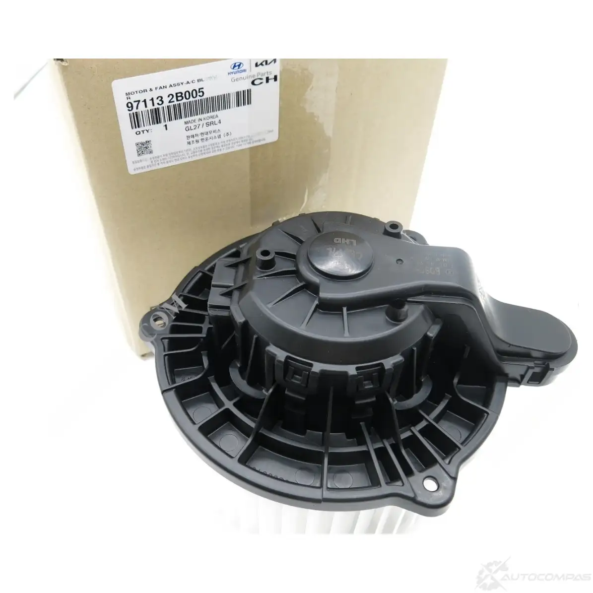 Моторчик печки, вентилятора HYUNDAI/KIA 97113-2B005 HI52 BS 1221495204 изображение 2