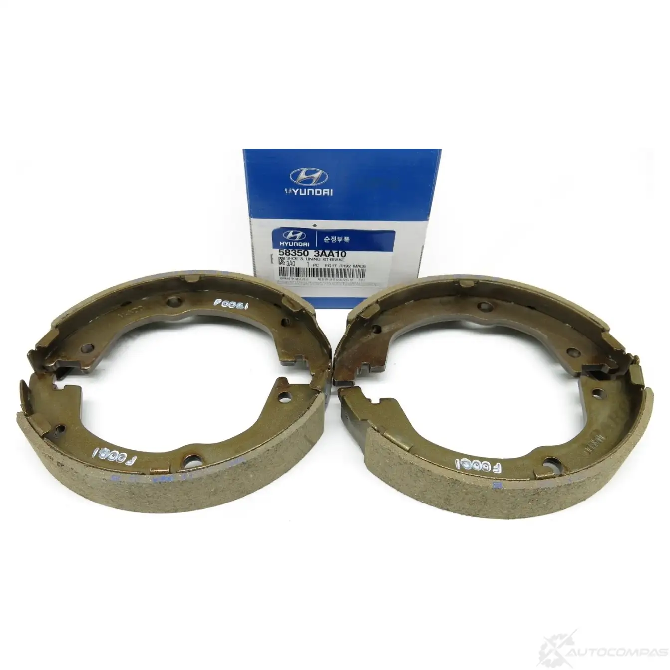 Барабанные тормозные колодки HYUNDAI/KIA 58350-3AA10 21594486 M O0GZK2
