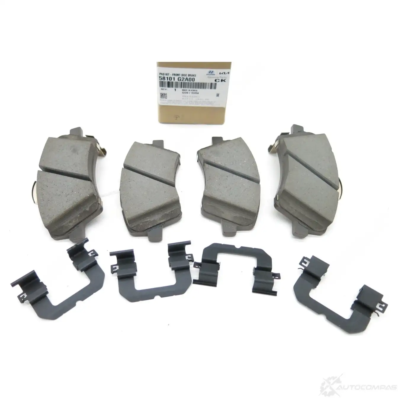 Тормозные колодки, дисковые, комплект HYUNDAI/KIA 1421626545 58101-G2A00 N0H 36 изображение 0