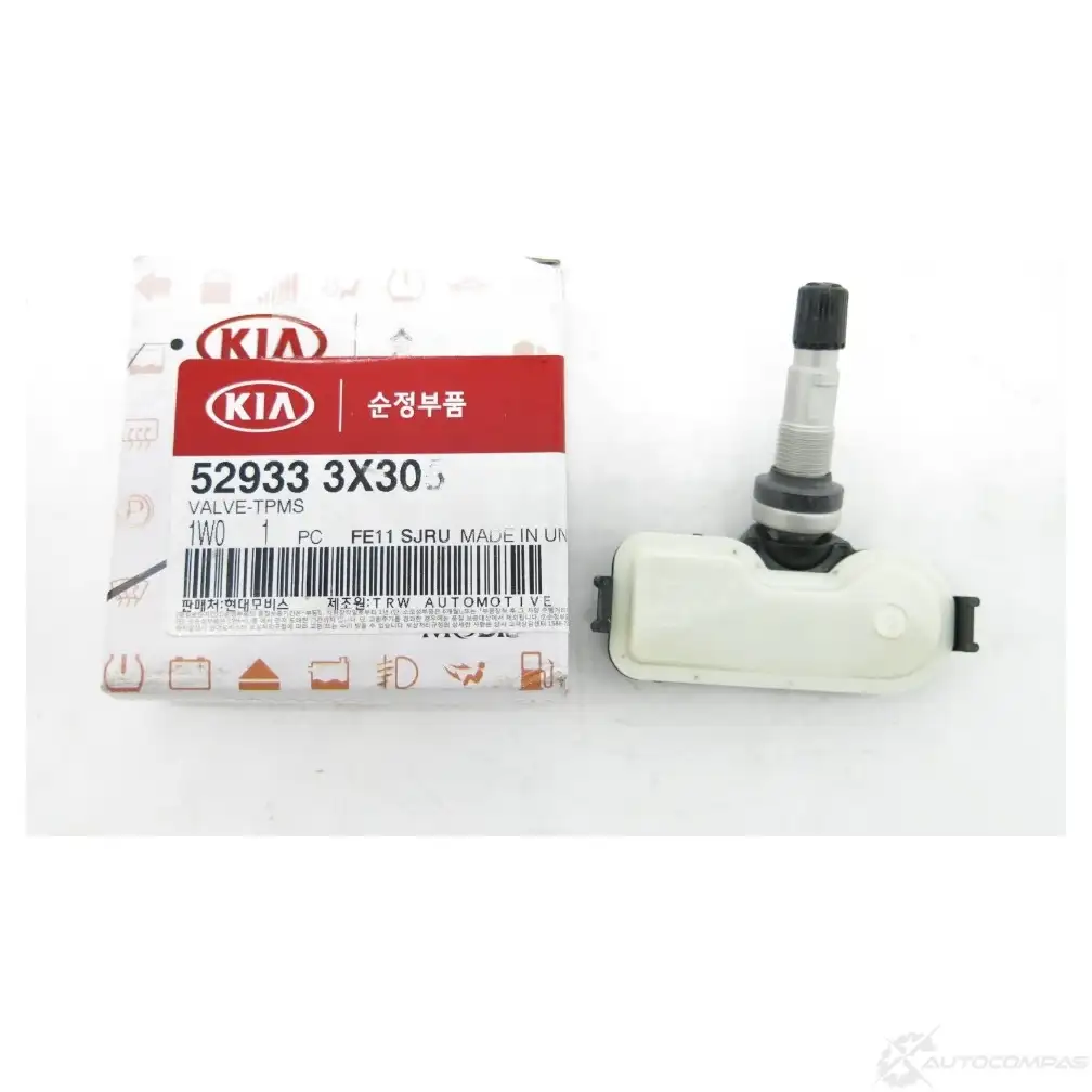 Датчик контроля давления в шинах HYUNDAI/KIA KCL 2CO 23332831 529333X305 изображение 0