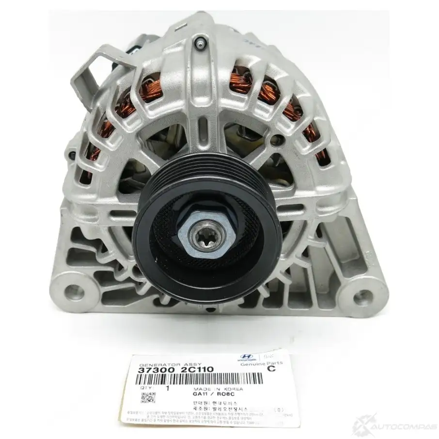 HERTH+BUSS JAKOPARTS Alternator 14V 110A  HYUNDAI/KIA 37300-2C110 23918802 N VAC4C изображение 0