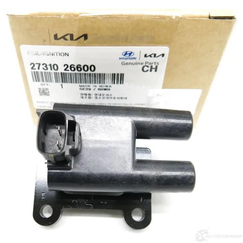 Катушка зажигания HYUNDAI/KIA 27310-26600 29496774 F7A BI изображение 1