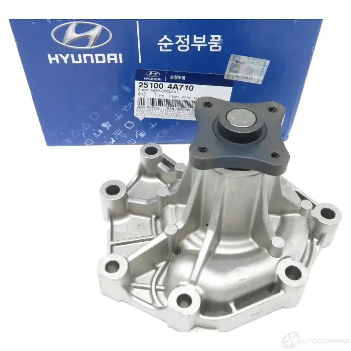 Водяной насос (помпа) HYUNDAI/KIA 25100-4A710 25789974 F5 OB10E изображение 2