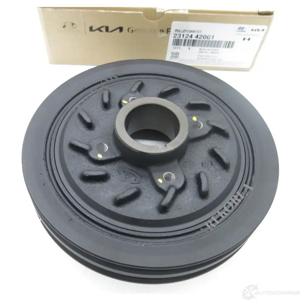 Шкив коленвала HYUNDAI/KIA 25531994 2D EDU 2312442001 - Изображение 1