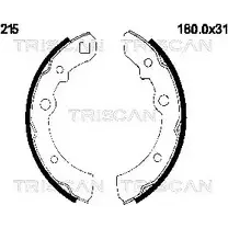 Тормозные колодки, комплект TRISCAN U7KZ PY 8100 14215 ZPY4W 1114741 изображение 0