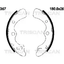 Тормозные колодки, комплект TRISCAN CMNYNM 1114961 8100 40367 LZRZ DKJ