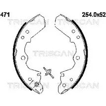 Тормозные колодки, комплект TRISCAN C69CE 1115050 R V1ICW 8100 60471