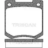 Тормозные колодки, дисковые, комплект TRISCAN 1115954 IOW7XA7 JNL OA 8110 10425