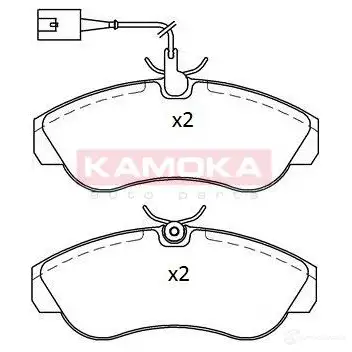 Тормозные колодки, комплект KAMOKA jq101196 Q G66G 1661376 изображение 0