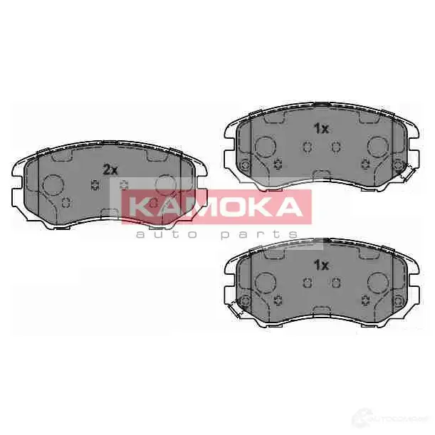 Тормозные колодки, комплект KAMOKA 238 91 jq101142 COAATUS 1661264 изображение 0