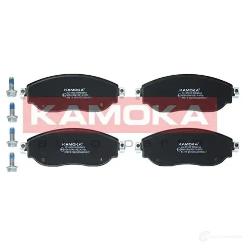 Тормозные колодки, комплект KAMOKA 1437543202 jq101381 4F5L D7