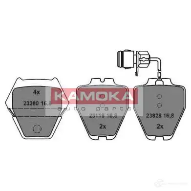 Тормозные колодки, комплект KAMOKA 1661695 23 119 23280 jq1013420 изображение 0