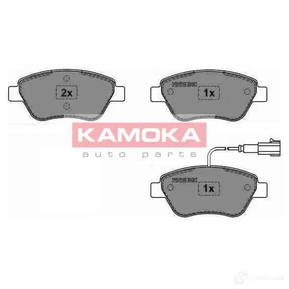 Тормозные колодки, комплект KAMOKA jq1018114 23706 1661795 237 05