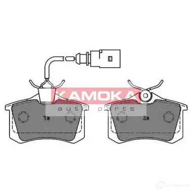 Тормозные колодки, комплект KAMOKA ZHH7 UK4 jq1012962 5908242626321 1661613 изображение 0