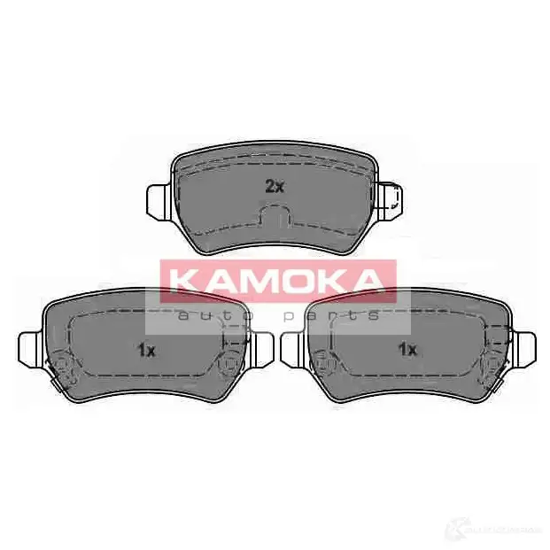Тормозные колодки, комплект KAMOKA 1661262 jq101141 23417 2 3416 изображение 0