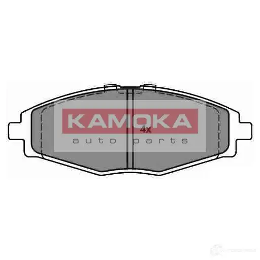 Тормозные колодки, комплект KAMOKA 605996 jq1013562 1661712 2324 1