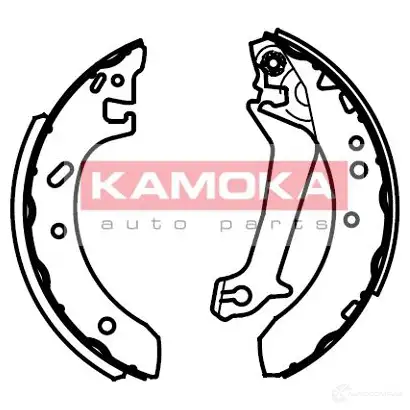 Барабанные тормозные колодки, комплект KAMOKA 1661905 T 6TID2 jq202064 5908242648835 изображение 0