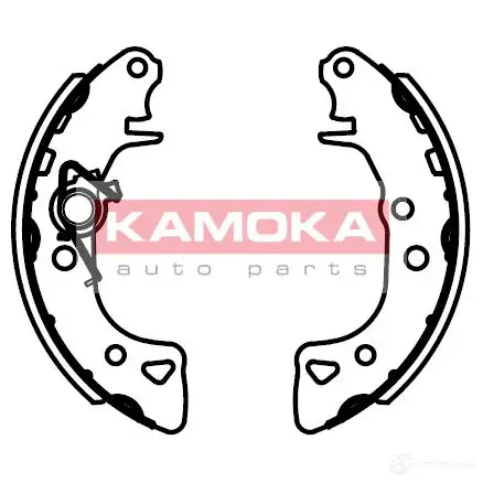 Барабанные тормозные колодки, комплект KAMOKA jq202066 H TNS6 5908242648811 1661907 изображение 0