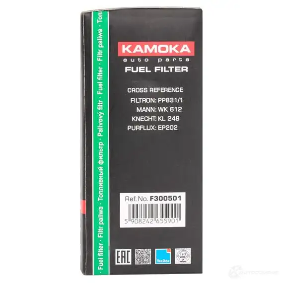 Топливный фильтр KAMOKA CZ889 P f300501 1660733 изображение 0