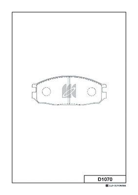 Тормозные колодки, дисковые, комплект KASHIYAMA DEV G2 D1070 O1ACI 1420591925 изображение 0