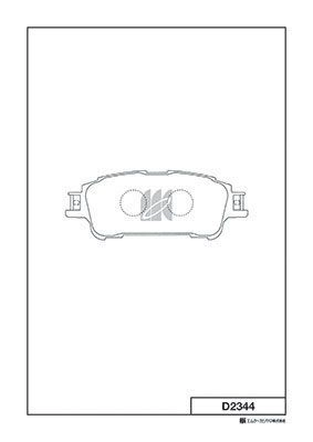 Тормозные колодки, дисковые, комплект KASHIYAMA SZ TS54 2LMOCN D2344 1424488453