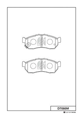 Тормозные колодки, дисковые, комплект KASHIYAMA CI1GJ D 1424488967 D7066M J8T6O7C изображение 0