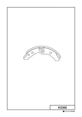 Тормозные колодки, комплект KASHIYAMA 1420591824 AV3M 9 K2366 AGS504H