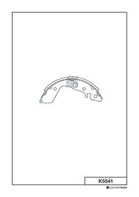 Тормозные колодки, комплект KASHIYAMA XW 83791 JJC612 1420592188 K5541