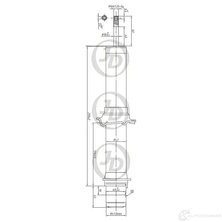 Амортизатор JD JAA0088 X S6JBXQ 1420585307 изображение 0