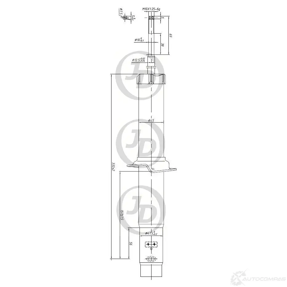 Амортизатор JD 1420585309 NTTJ 4UE JAA0090