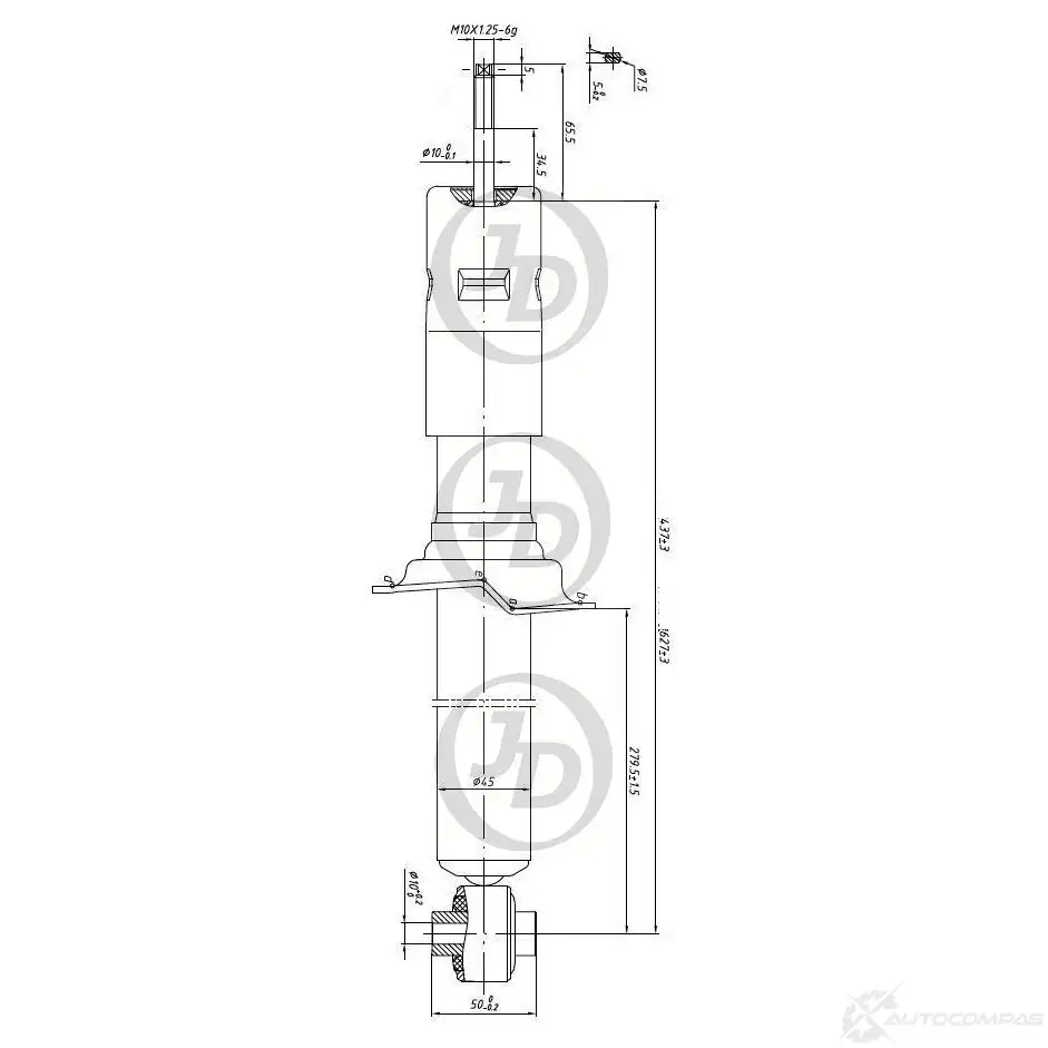 Амортизатор JD NMT UKJ 1420585310 JAA0091