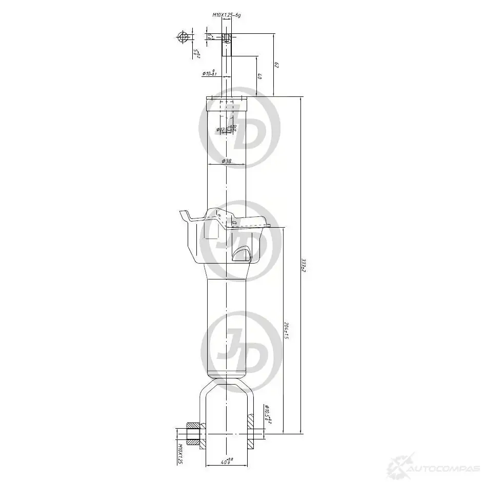 Амортизатор JD JAA0096 BP6 G8M 1420585313