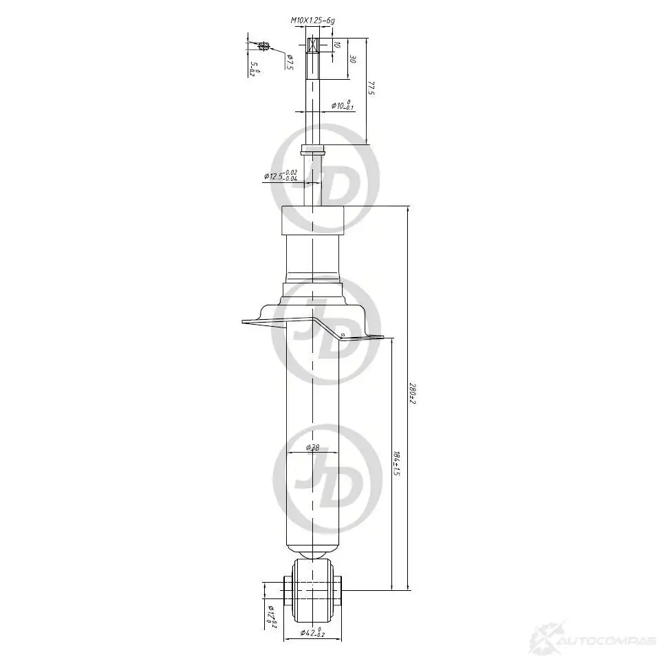 Амортизатор JD JAA0064 10D3 Q 1420585301
