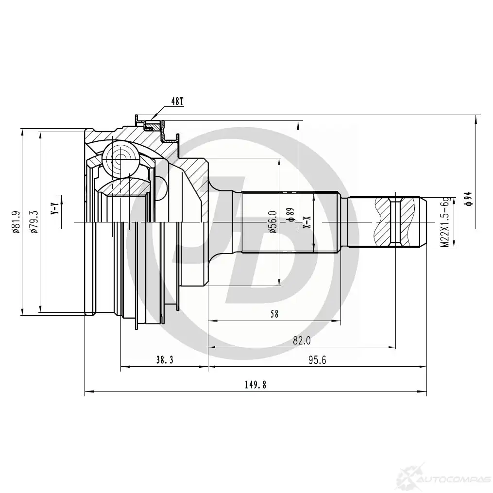 ШРУС JD JCT0047A 1420590989 0 KSYXMI изображение 0