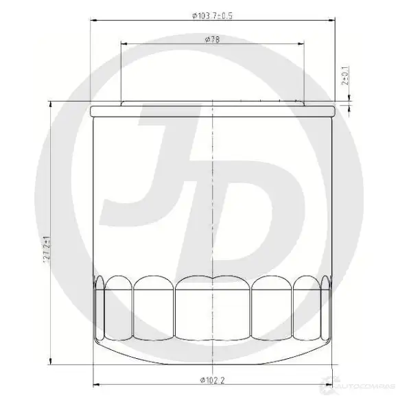 Фильтр масляный JD 1420590506 JFM0005 TG EW4