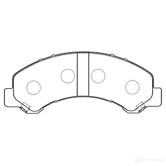 Тормозные колодки, комплект KAVO PARTS bp3512 TTR ETPN 8715616041812 1757325