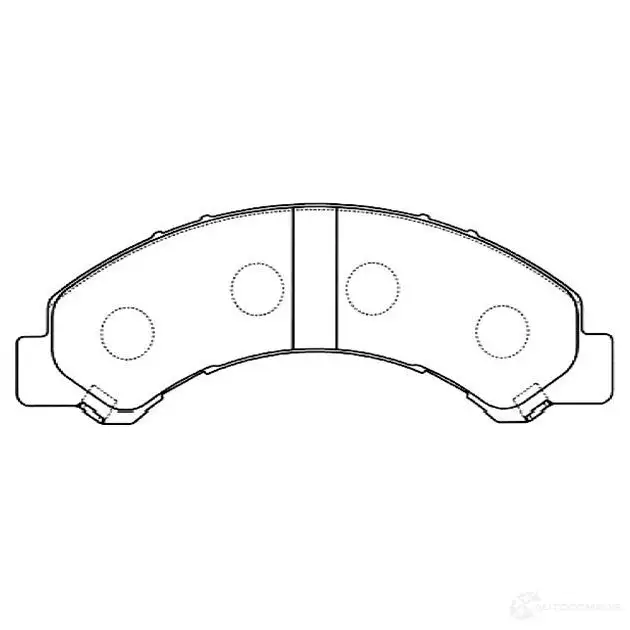 Тормозные колодки, комплект KAVO PARTS bp3513 1757326 8715616041829 2W YE97 изображение 0