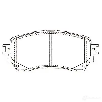 Тормозные колодки, комплект KAVO PARTS 8715616189101 0Q9 3L 1757441 bp4581