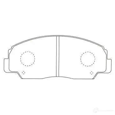 Тормозные колодки, комплект KAVO PARTS V 7N56 8715615003200 1757172 bp1505 изображение 0