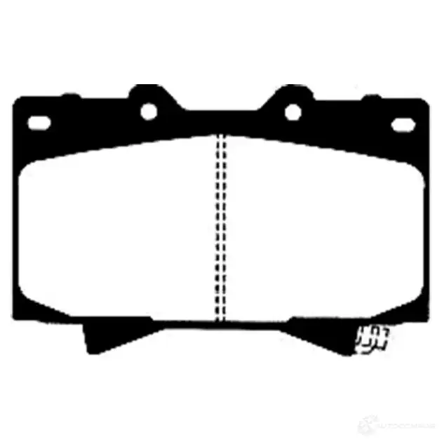 Тормозные колодки, комплект KAVO PARTS I49QI S 1757742 bp9040 8715616005678